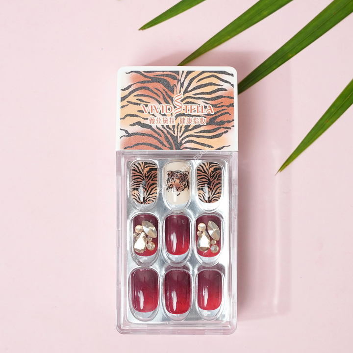 Roar It Loud- Soft Gel Nails Press On Nails by Sniqowholesale.com