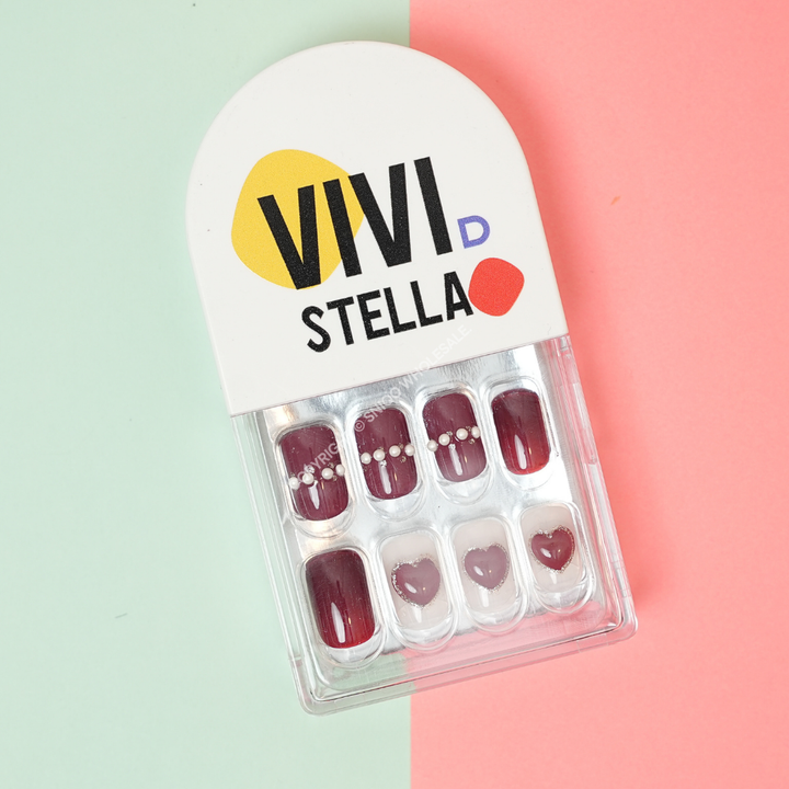 Heart Pop- Soft Gel Nails Press On Nails by Sniqowholesale.com