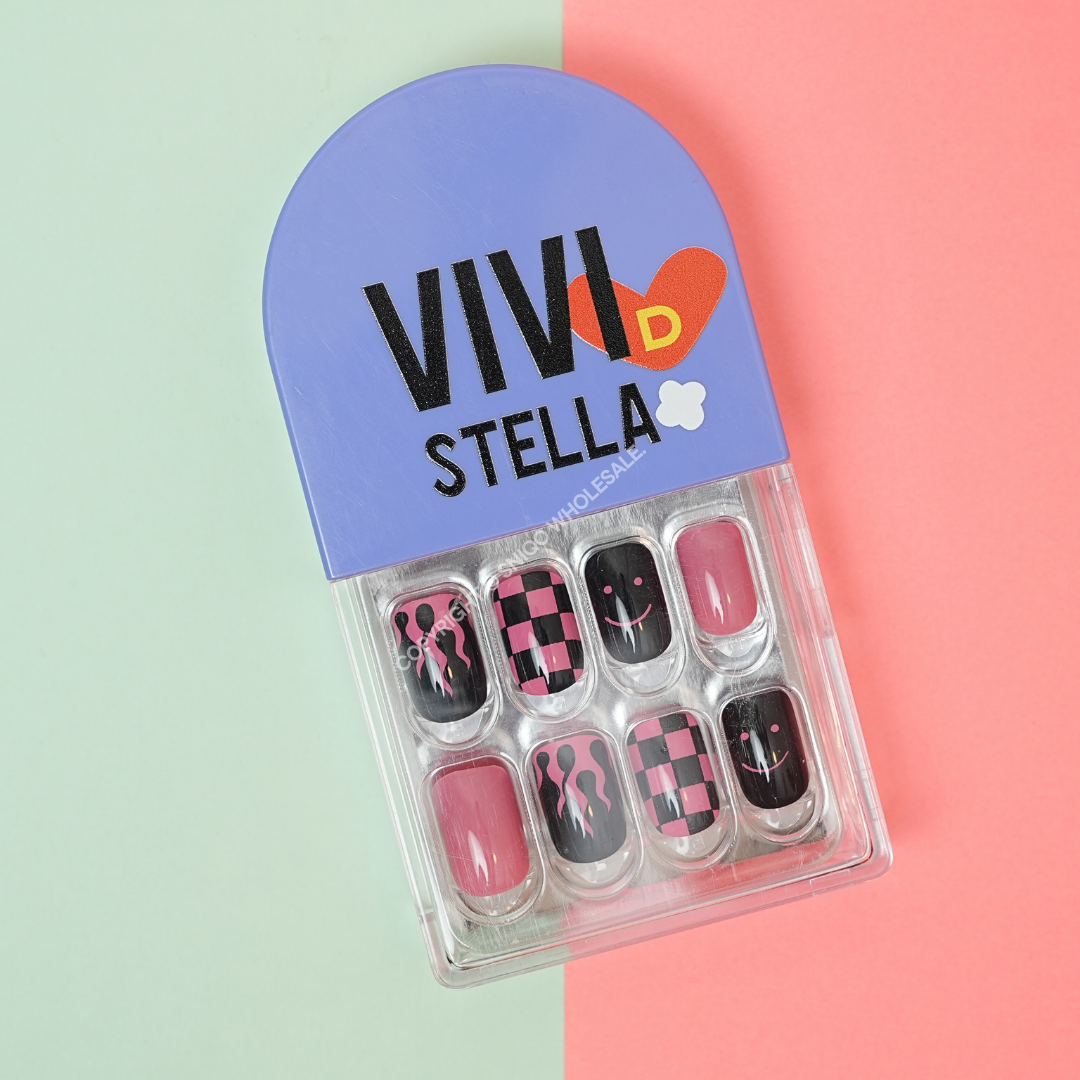 Game Set- Soft Gel Nails Press On Nails by Sniqowholesale.com